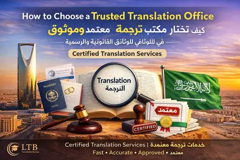 How to Choose a Trusted Translation Office in Riyadh – Lexicology Translation Bureau (LTB) Office